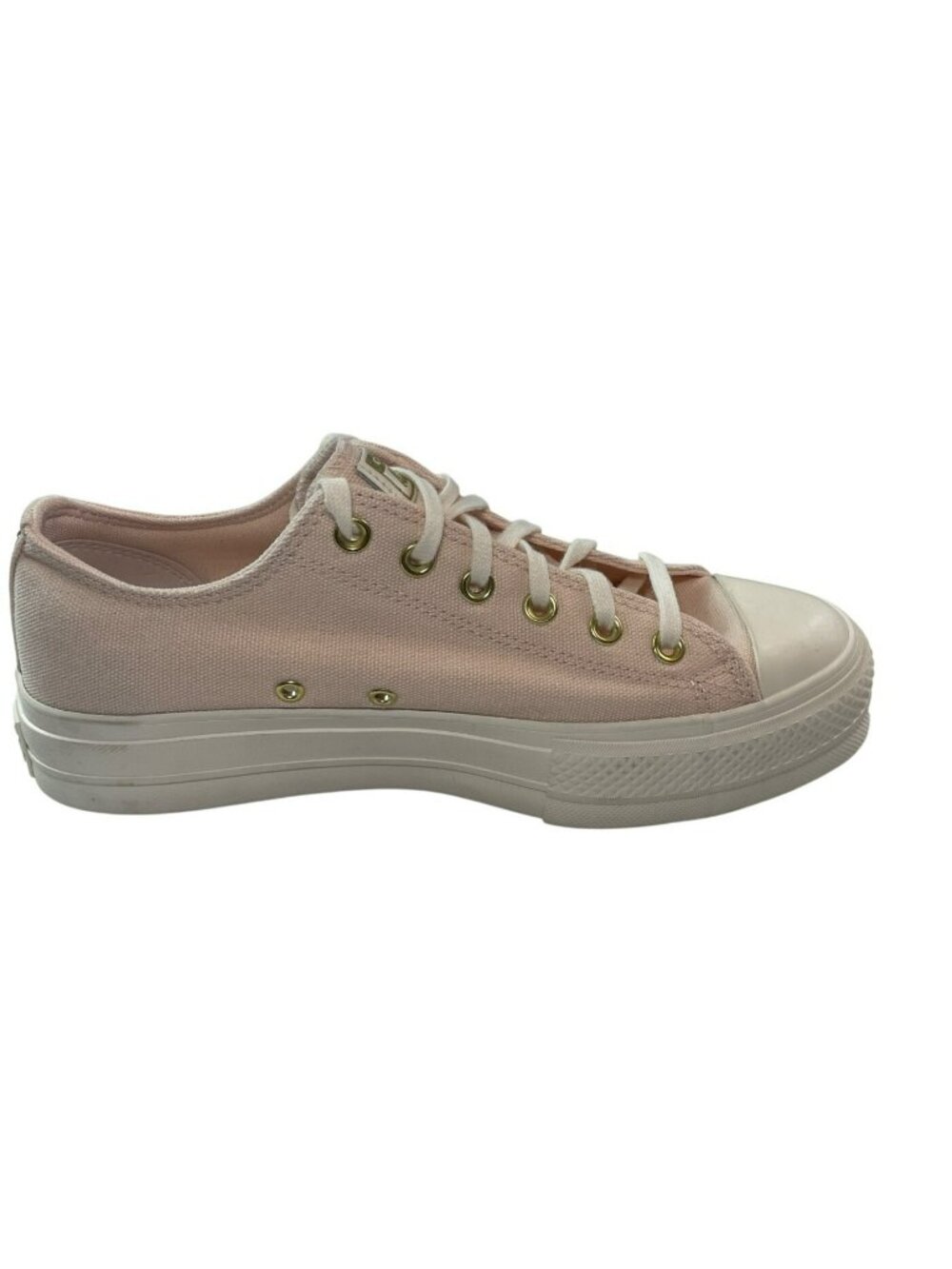 Converse CTAS Lift Ox Sneakers Pale Petal Egret Gold #A12584C Wmn's Size 10 NEW - Picture 2 of 8